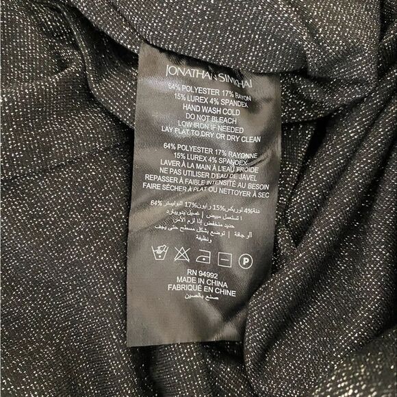 Jonathan Simkhai Standard Sabine Ruched Metallic Body-Con Dress size S - Picture 12 of 12